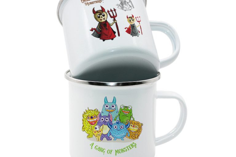 Beautiful enamel mug for outdoor use (3)