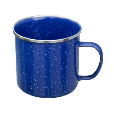 Blue high quality custom enamel mug (5)