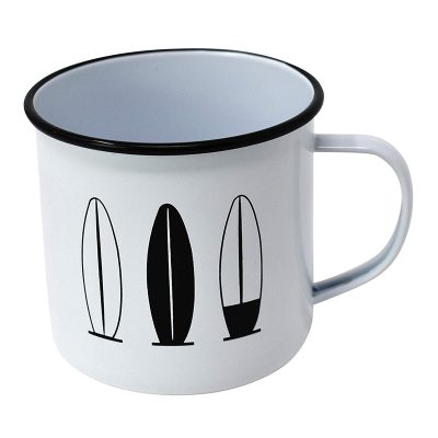 Cartoon pattern stainless steel enamel mug (6)