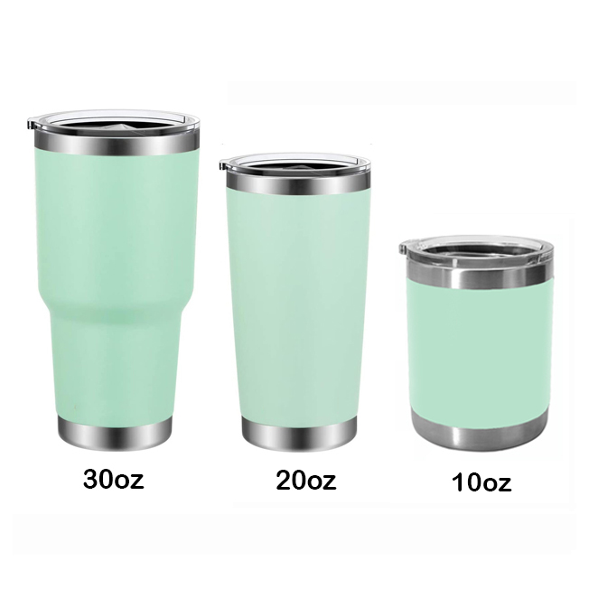Color vacuum sealed coffee travel mug