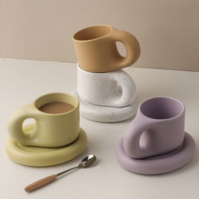 Creative and innovative coffee ceramic mug (6)