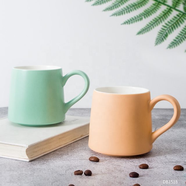 Custom color matte ceramic mug (2)