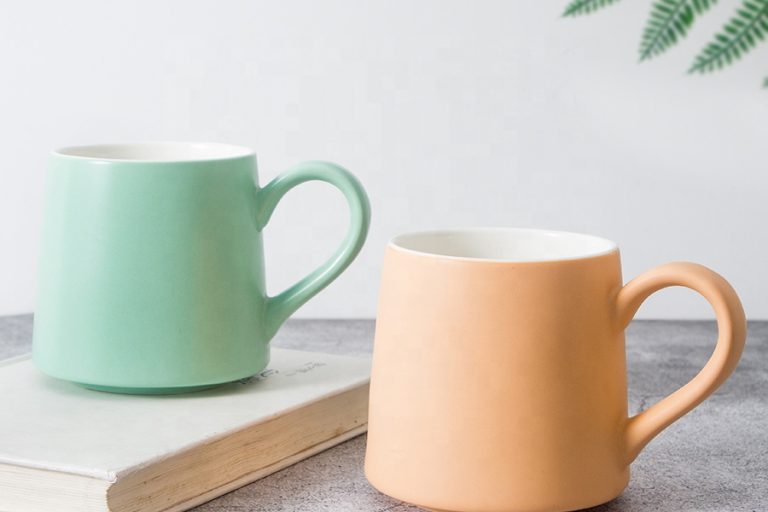 Custom color matte ceramic mug (2)