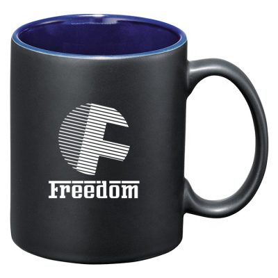 Frosted design colorful ceramic mug (1)