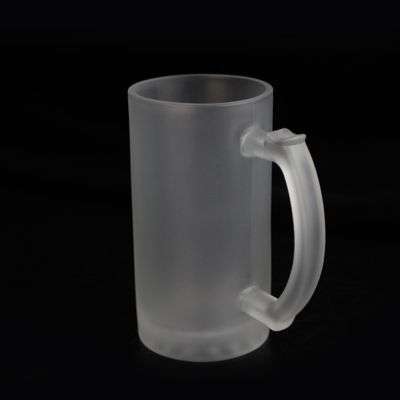 Frosted matte clear glass mug (3)