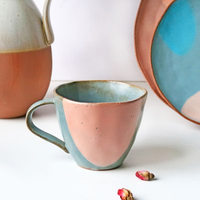 High-end handmade stoneware coffee cup (5)