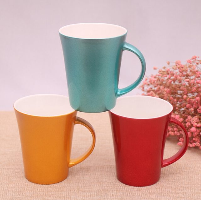 Household high-quality colorful ceramic mugs (4)