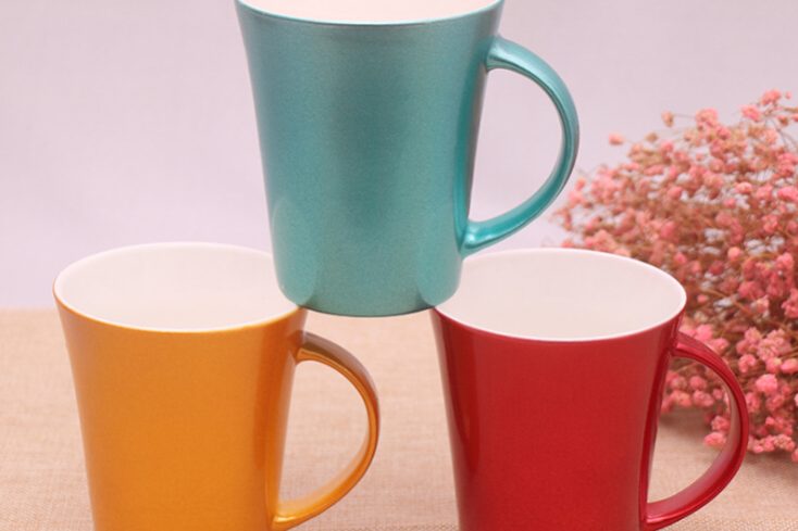 Household high-quality colorful ceramic mugs (4)