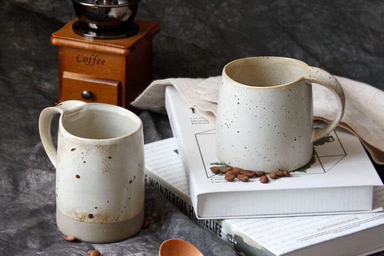 Japanese retro rustic ceramic coffee mug (4)