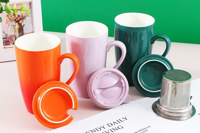 Large capacity coffee mug with lid (3)