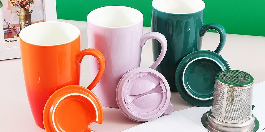 Large capacity coffee mug with lid (3)