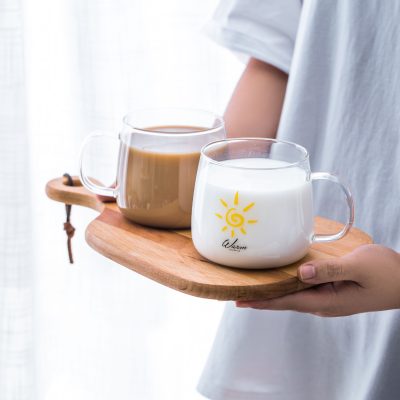 Mini sun pattern glass mug (5)
