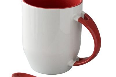 Multi-color mini ceramic mug spoon (1)