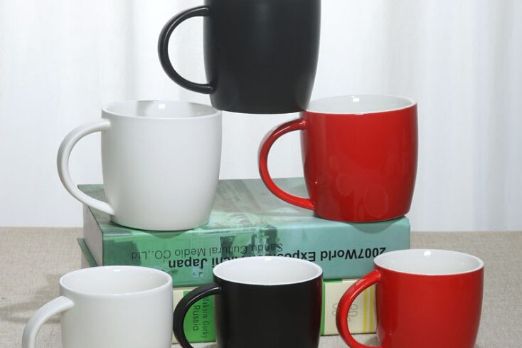 Office environmentally friendly ceramic mug (5)