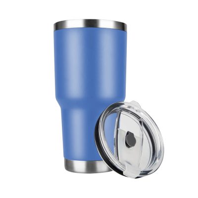 Outdoor portable blue travel mug (4)