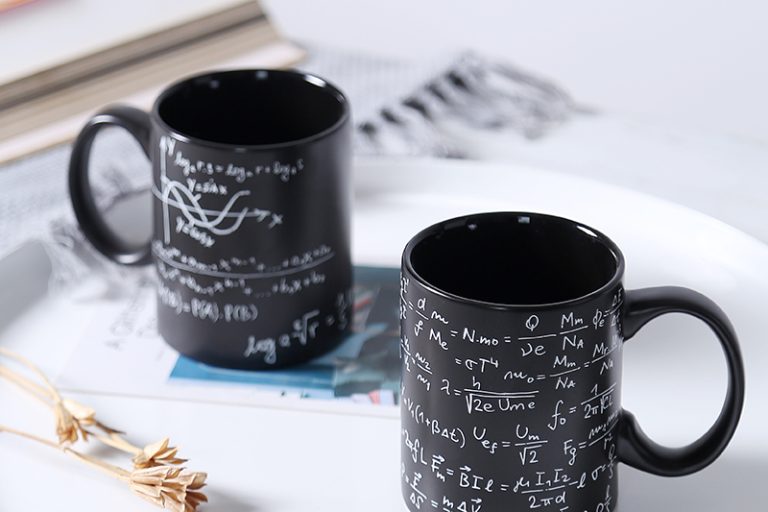 Plain Nordic style black coffee mug (4)