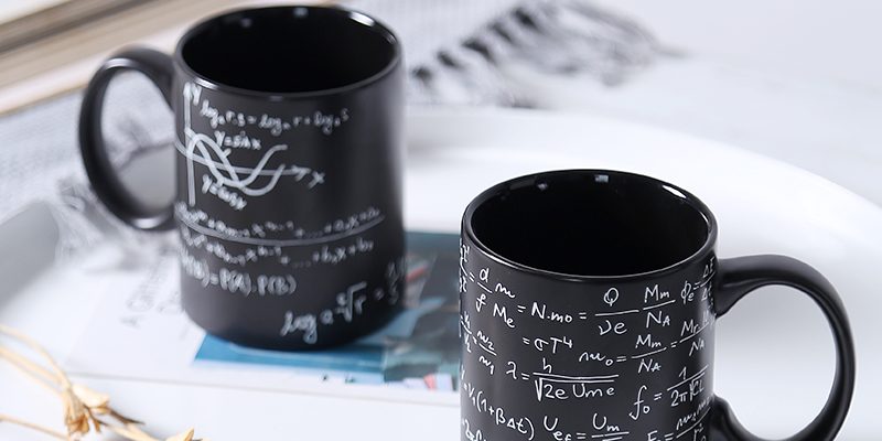 Plain Nordic style black coffee mug (4)