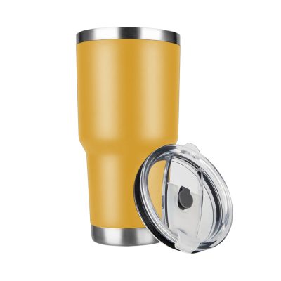 Popular design yellow travel mug (4)