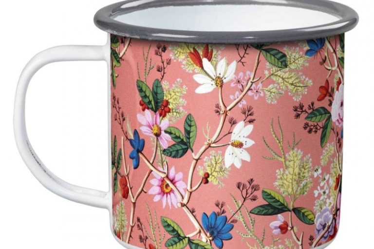 Small mouth design cartoon enamel mug (6)