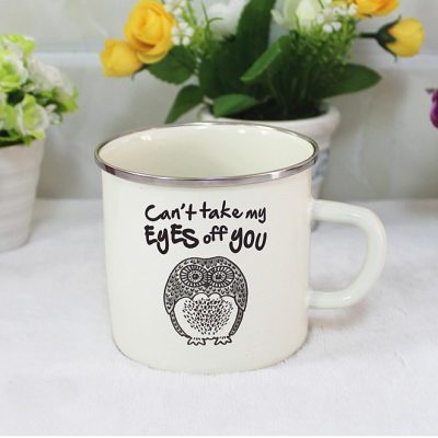 Small portable travel enamel mug (1)