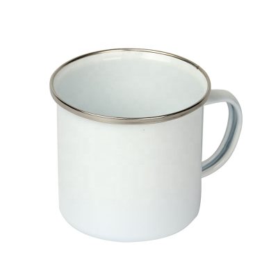 Stainless steel side steel enamel mug (5)