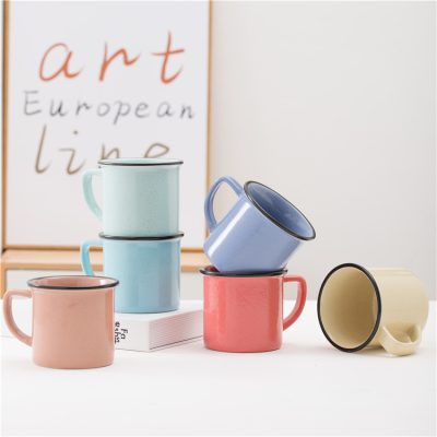 Wholesale active glaze multicolor coffee mug (6)