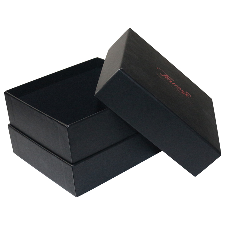Wholesale cardboard black packaging box