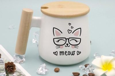 Non-polluting hygienic mug with wooden lid (5)