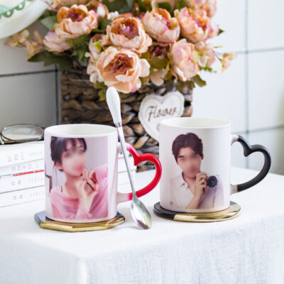 11oz black sublimation magic mug