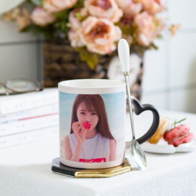 11oz black sublimation magic mug