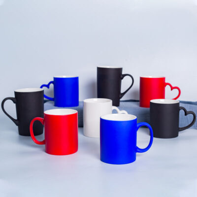 11oz black sublimation magic mug