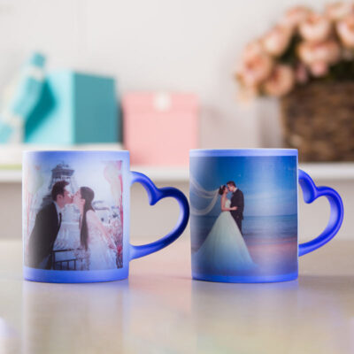 11oz black sublimation magic mug