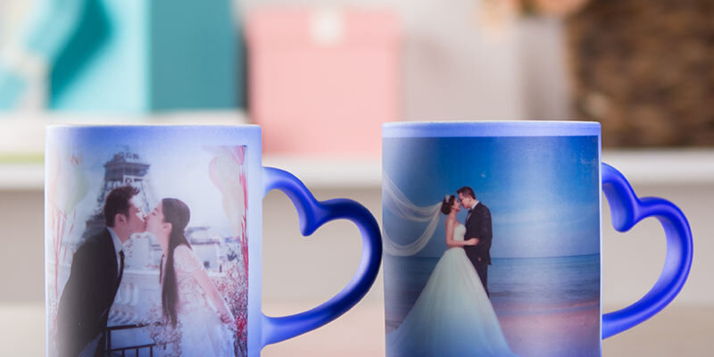 11oz black sublimation magic mug