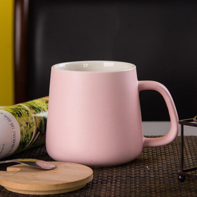 Colored Glaze Antique Ceramic Mug White Porcelain Coffee Cup (1) ceramic coffee mug couple set