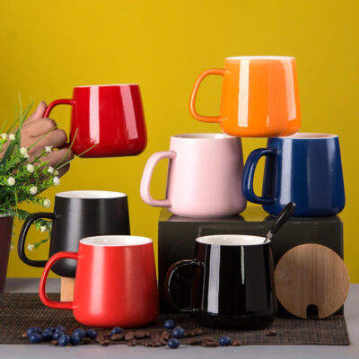 ceramic coffee mug couple set