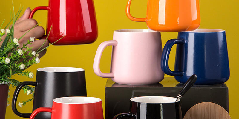 Colored Glaze Antique Ceramic Mug White Porcelain Coffee Cup (5) ceramic coffee mug couple set