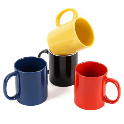 ceramic mug for tea, milk, coffee