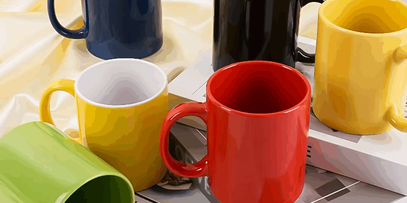 Creative Ceramic Coffee Mugs Heat-Resistant Milk Tea Cups (6) ceramic mug for tea, milk, coffee