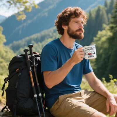 Custom branded enamel mugs