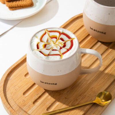 Luxury porcelain ceramic mug coffee cup