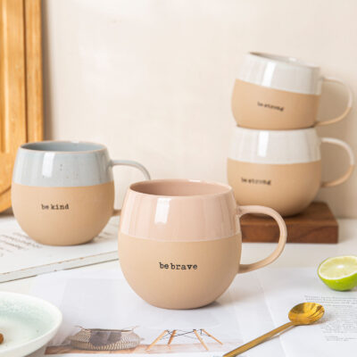 Luxury porcelain ceramic mug coffee cup