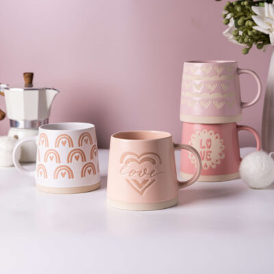 high-capacity ceramic porcelain coffee mug