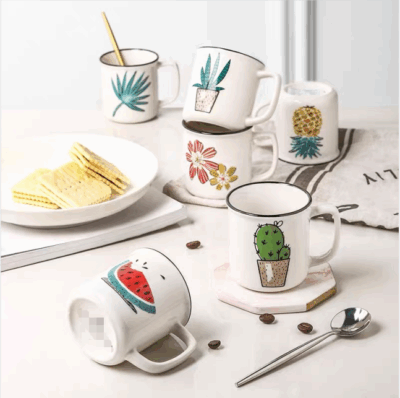 enamel ceramic portable coffee mug