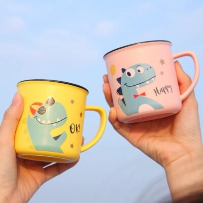 enamel ceramic portable coffee mug