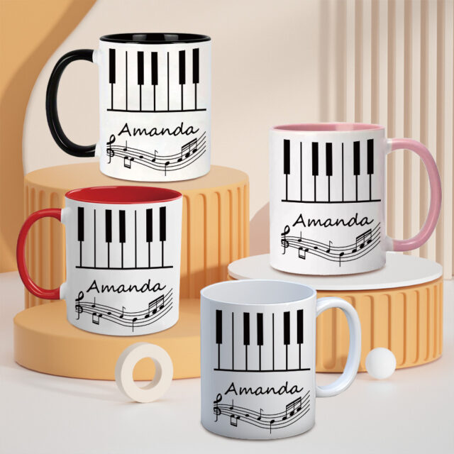 High-Quality 11oz Sublimation Mug with Inner Color Notes Design (7) 11oz sublimation ceramic mug