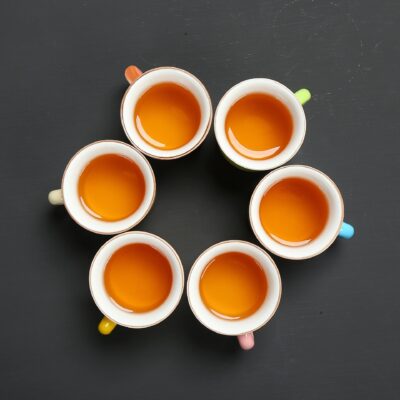 Colorful enamel mugs mini cups