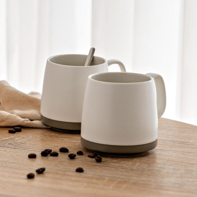 Wholesale Bone China Ceramic Coffee Mug Two-Color Glaze (5) Wholesale bone china ceramic coffee mug