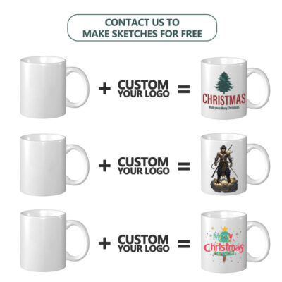 15oz sublimation ceramic magic mugs