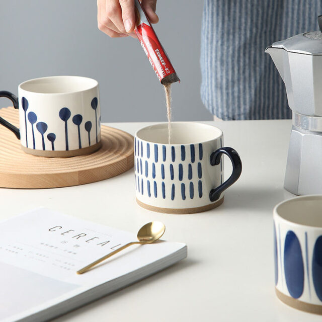 Wholesale Nordic Style Custom Color Ceramic Luxury Coffee Mug (1) ceramic coffee mug with logo