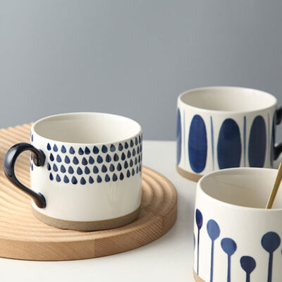 ceramic coffee mug with logo